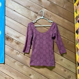 Anthropologie Pins & Needles Lace Top